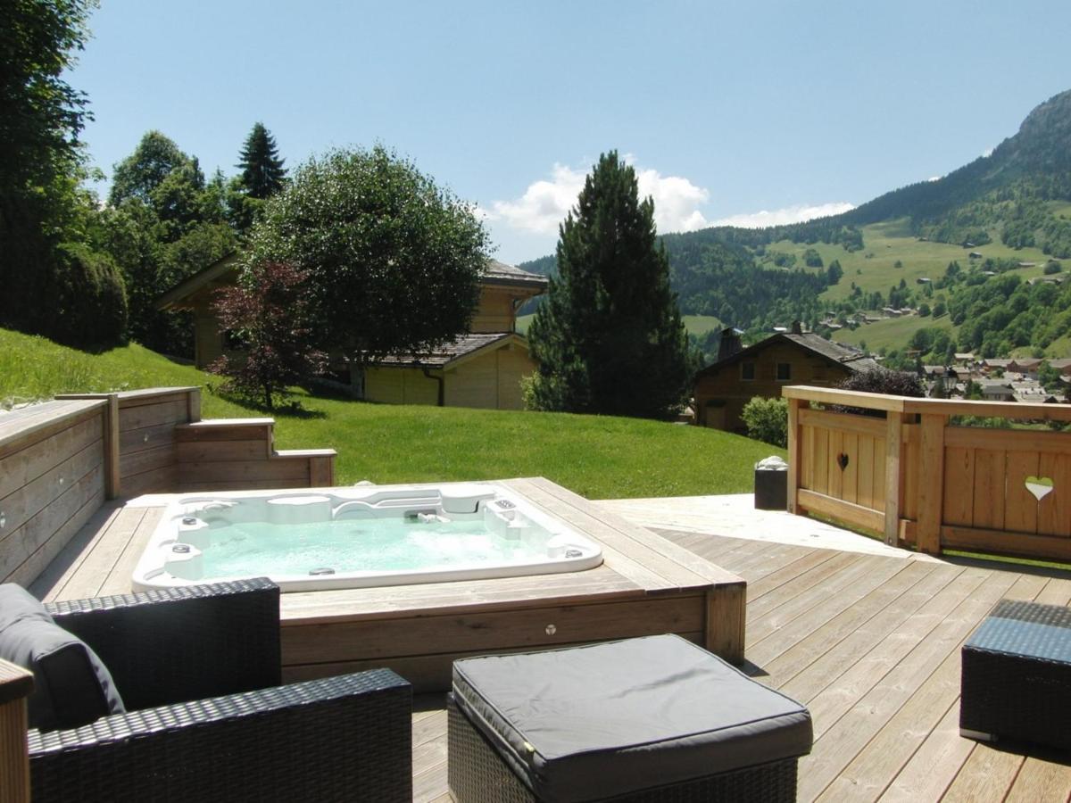 Chalet Grand Confort 5 Chambres, Jacuzzi, Sauna, 150M Des Pistes - Fr-1-391-91 Le Grand-Bornand Eksteriør bilde